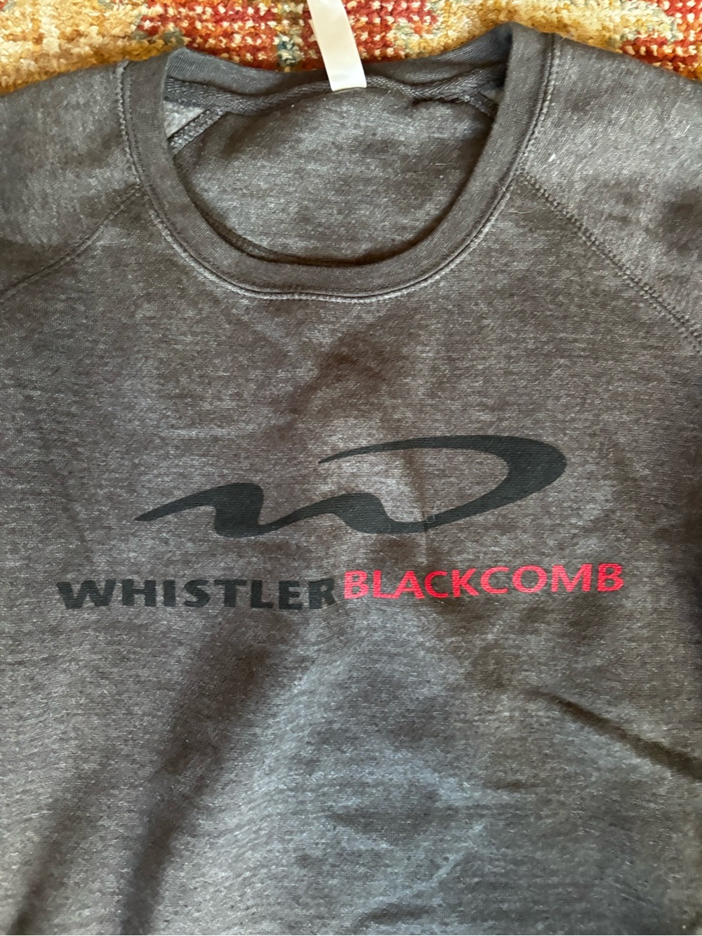 Whistler Blackcomb Men's Gray Logo Crewneck Sweatshirt